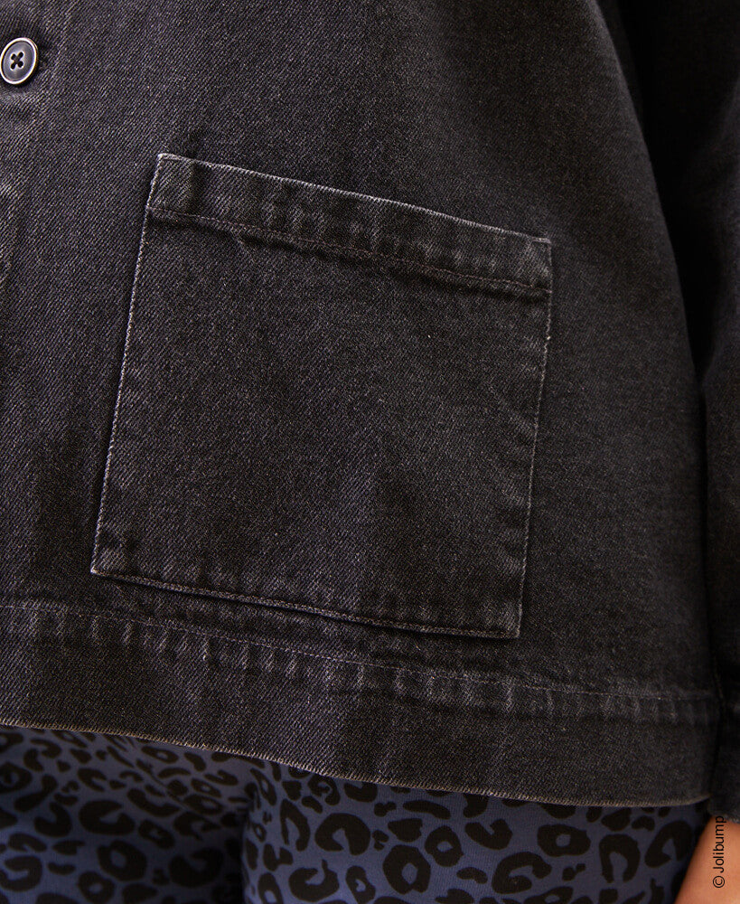 VESTE MAI DENIM NOIR